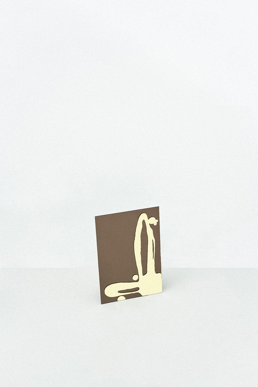 GLAZE MIRROR SMALL IN BRONZE + YELLOW SPLASH - RiRa