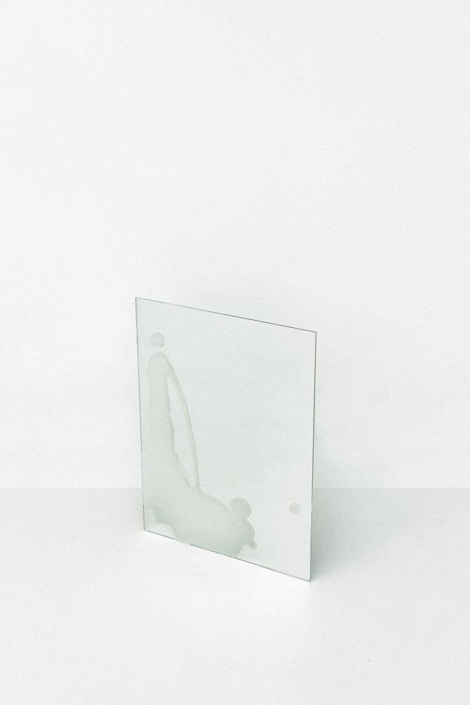 GLAZE MIRROR MEDIUM IN SILVER + WHITE SPLASH - RiRa